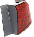 Passenger Side, Outer Tail Light, With bulb(s), Halogen, Red Lens