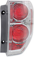 Passenger Side Tail Light, without Bulb, Halogen, Red Lens, 6 Cyl., 3.5L Engine, CAPA CERTIFIED