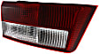 Driver Side, Inner Tail Light, with Bulb, Halogen, Clear and Red Lens, Sedan, (Except Hybrid Model), CAPA CERTIFIED