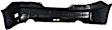 Rear Primed Bumper Cover, EX/LX/SE Models, 4 Cyl., 2.4L Engine, Coupe, CAPA CERTIFIED