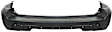 Rear Primed Bumper Cover, 6 Cyl., 3.5L Engine, With Step Pad Provision And Molding Holes, CAPA CERTIFIED