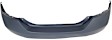 Coupe Rear Primed Bumper Cover
