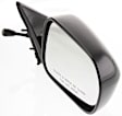 Sedan Passenger Side Mirror, Manual Adjust, Non-Heated, Manual Folding, Paintable, No Signal Light, No Memory, No Puddle Light, No Auto-Dim, No Blind Spot Feature