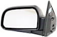 Driver Side Mirror, Power Adjust, Manual Folding, Non-Heated, Paintable, No Signal Light, No Memory, No Puddle Light, No Auto-Dimming, No Blind Spot Feature
