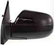Driver Side Mirror, Power Adjust, Manual Folding, Heated, Paintable, No Signal Light, No Memory, No Puddle Light, No Auto-Dimming, No Blind Spot Feature