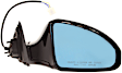 Passenger Side Mirror, Power, Manual Folding, Non-Heated, Paintable, No Signal Light, No Memory, No Puddle Light, No Auto-Dimming, No Blind Spot Feature