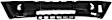 Front Primed Bumper Cover, Except SRT-8 Model, With Fog Light Holes, Without Molding Holes and Parking Aid Sensor Holes, CAPA CERTIFIED