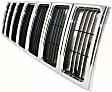 Grille Assembly, Chrome Shell With Black Insert