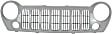 2005 Jeep Liberty Sport - Grille Assembly, Paintable, For Models With Fog Lights, CAPA Certified