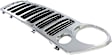 Grille Assembly, Chrome Shell with Painted Black Insert, CAPA CERTIFIED