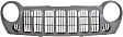 Grille Assembly, Painted Black Shell with Painted Gray Insert, CAPA CERTIFIED