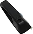 Front, Driver Side Black Exterior Door Handle, With Key Hole