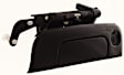 Tailgate Handle, Smooth Black Plastic With Key Hole