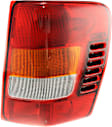 Passenger Side Tail Light, without Bulb, Halogen, Amber, Clear and Red Lens, Production Date From November 2001, CAPA CERTIFIED