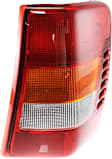 Passenger Side Tail Light, without Bulb, Halogen, Amber, Clear and Red Lens, Production Date From November 2001, CAPA CERTIFIED
