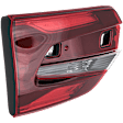 Driver Side, Inner LED Tail Light, With bulb(s), Clear & Red Lens