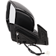 Driver Side Mirror, Power Adjust, Non-Heated, Manual Folding, Paintable, No Signal Light, No Memory, No Puddle Light, No Auto-Dim, No Blind Spot Feature