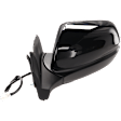 Driver Side Mirror, Power Adjust, Non-Heated, Manual Folding, Paintable, No Signal Light, No Memory, No Puddle Light, No Auto-Dim, No Blind Spot Feature