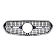 Sport Utility Grille Chrome Shell with Paintable Insert