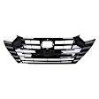 SR Front Grille Chrome Shell with Painted Black Insert