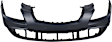 Front Primed Bumper Cover, Hatchback/Sedan, CAPA CERTIFIED