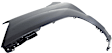 Front, Driver Side Fender, Without Luxury Package, CAPA CERTIFIED