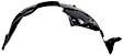  Front, Driver Side Fender Liner, Without Luxury Package