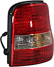 Passenger Side Tail Light, with Bulb, Halogen, Clear and Red Lens, 6 Cyl., 3.5L Engine