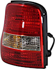 Driver Side Tail Light, with Bulb, Halogen, Clear and Red Lens, 6 Cyl., 3.5L Engine