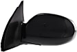 Driver Side Mirror, Power Adjust, Non-Heated, Manual Folding, Paintable, No Signal Light, No Memory, No Puddle Light, No Auto-Dim, No Blind Spot Feature