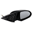 Passenger Side Mirror, Power Adjust, Heated, Manual Folding, Paintable, In-housing Signal Light, No Memory, No Puddle Light, No Auto-Dim, No Blind Spot Feature