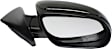 Passenger Side Mirror, Power Adjust, Power Folding, Heated, Paintable, In-housing Signal Light, No Memory, No Puddle Light, No Auto-Dimming, No Blind Spot Feature