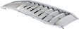 Grille Assembly, Chrome Shell With Gray Insert