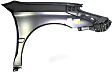 Front, Driver Side Fender, Primed, Base Model, CAPA CERTIFIED