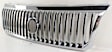 Grille Assembly, Chrome Shell with Painted Silver Insert