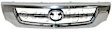 Grille Shell and Insert, Chrome Shell with Black Insert