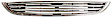 Grille, Chrome Shell with Painted Black Insert, 4 Cyl., 1.6L Engine