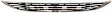 Grille, Chrome Shell with Painted Black Insert, 4 Cyl., 1.6L Engine