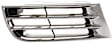 Driver Side Grille Assembly, Chrome Shell with Painted Black Insert, Grille