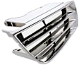 Driver Side Grille Assembly, Chrome Shell with Painted Black Insert, Grille