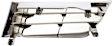 Driver Side Grille Assembly, Chrome Shell with Painted Black Insert, Grille