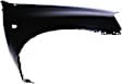 Front, Passenger Side Fender, Without Wheel Opening Moldings