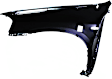 Front, Passenger Side Fender, Without Wheel Opening Moldings