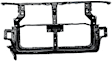 Radiator Support Assembly, 2.4L, 4Cyl