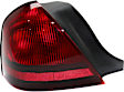 Driver Side Tail Light, without Bulb, Halogen, Red Lens, 8 Cyl., 4.6L Engine, CAPA CERTIFIED
