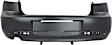 Rear Primed Bumper Cover, Sedan, Sport Type