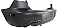 Rear Primed Bumper Cover, Sedan, Sport Type