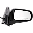 Passenger Side Mirror, Power Adjust, Manual Folding, Non-Heated, Paintable, No Signal Light, No Memory, No Puddle Light, No Auto-Dimming, No Blind Spot Feature