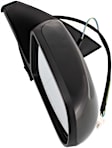 Passenger Side Mirror, Power Adjust, Manual Folding, Non-Heated, Paintable, No Signal Light, No Memory, No Puddle Light, No Auto-Dimming, No Blind Spot Feature