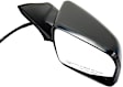 Passenger Side Mirror, Power Adjust, Non-Folding, Heated, Textured Black, No Signal Light, No Memory, No Puddle Light, No Auto-Dimming, No Blind Spot Feature